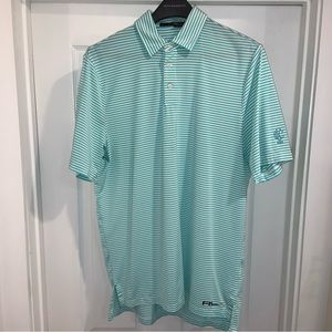 RLX Golf Polo- Blue- Size Medium- Capital City logo